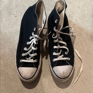 Converse Black and White High-Tops